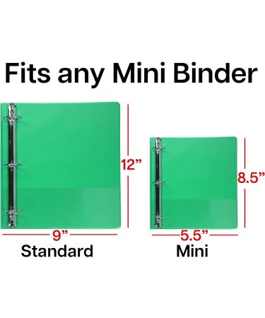 Samsill 4 Pocket Trading Card Binder Sleeves - 200 Pockets, Double Sided Clear Pages - 2.5 x 3.5 Inch Cards - 25 Pack - Buy Online on GoSupps.com