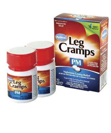 Hyland's Leg Cramps PM with Quinine Tablets, 50 Count (Pack of 2)