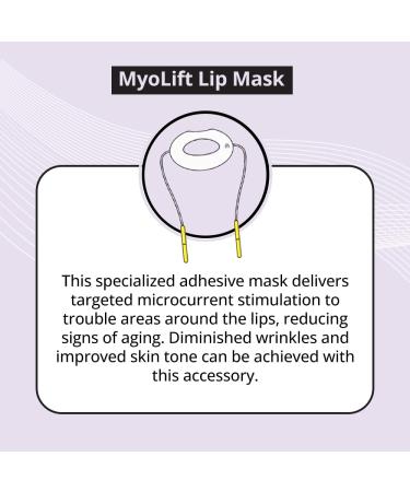 7E Wellness Conductive Lip Mask for Myolift - Portable Anti-Aging Skin Care Tool for Instant Face Lift & Tightening - Up to 10 Uses - Buy Online on GoSupps.com