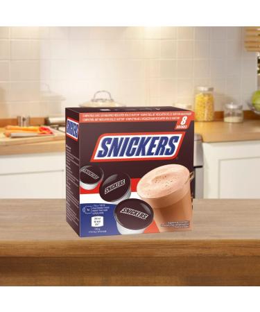Snickers Hot Chocolate Dolce Gusto Capsules Compatibles - Boisson Chaude Originale Snickers Chocolat et Nougat aux Cacahu tes - 40 Capsules 40 Portions - Buy Online on GoSupps.com
