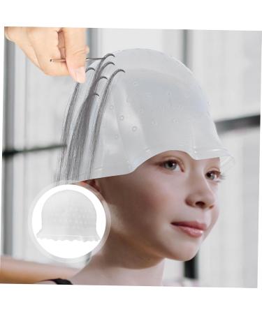 Ipetboom Reusable Highlight Caps Tipping Cap Hair Highlighting Caps Frosting Caps for Highlighting Salon Cap Silicone Highlight Hat Coloring Hat Dye Cap Has Colored Hat Hair Dye Silica Gel - Buy Online on GoSupps.com