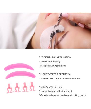 Eyelash Separator for Lash Extension Silicone Base Reusable Frog Leg Tip Faster Application with Single Tweezer for Professional Use - Buy Online on GoSupps.com