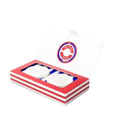 Swedish Dream Sea Salt Soaps in Gift Box "Welcome Aboard!" - Two 4.3 oz. Bars