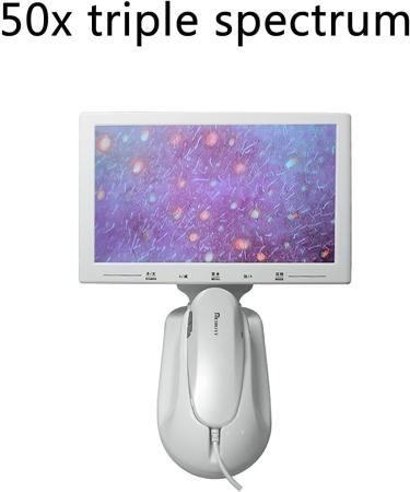Skin Diagnosis Hair Analyzer 11 Inch LCD Screen Scalp Hair Follicle Detector 200X/50X Double Magnifying Lens for Skin Detector Moisture Tester Hair Skin Analyzer Machin - Buy Online on GoSupps.com