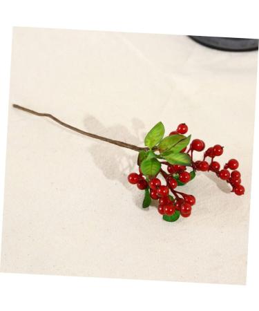ABOOFAN 3pcs Coffee Shop Decor Artificial Berries Office Decoration Lifelike Berries Realistic Looking Berries Floral Decor Artificial Branches Fake Decorative Fruit Simulation Berries Red - Buy Online on GoSupps.com