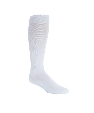 Sigvaris Men's Diabetic Compression Support Sock 18-25mmHg  XL  White