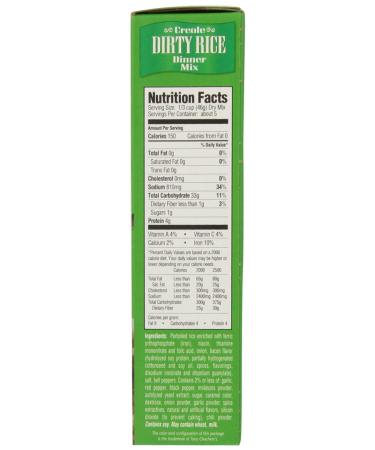 Tony Chachere's Dirty Rice Mix 8oz - Pack of 12 | Authentic Cajun Blend - Buy Online on GoSupps.com