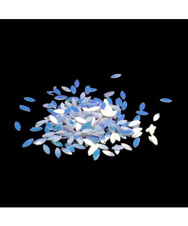 Desikixudy 3D Shape New Nail Clear Nail Pearl Diy Nail Art Decorations Rhinestone Manicure Tools 3# Colorful Vest Sequins - Buy Online on GoSupps.com