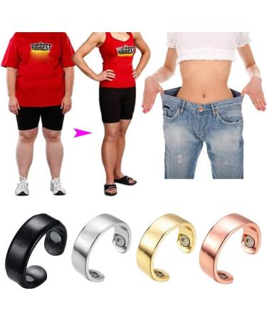 Eomsky Magnetic Ring Set - 2-Pack Lymphatic Drainage & Blood Sugar Control Adjustable Weight Loss Slimming Ring for Men & Women - Buy Online on GoSupps.com