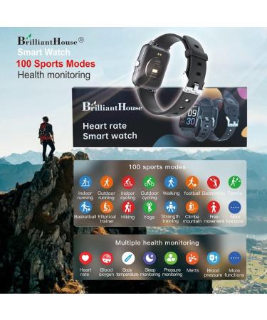 Fitness Tracker with Heart Rate, Blood Pressure, Blood Oxygen, Sleep & Weather Monitor - Waterproof Smart Watch for Men, Women, Kids - Pedometer and Step Counter - Buy Online on GoSupps.com