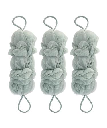 LALAFINA Bath Sponge Bath Loofah Body Loofahs Pouf Scrubbers Shower Washers Women Men Loufa for Back Washer Loofa Loofah Exfoliating Puff Mesh Sponge Bath Bathroom Scrubber Bath Sponge Bath Loofah