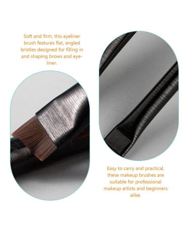 3 Sets of Premium Makeup Brushes - Angled Eyeliner & Ultra Fine Slanted Eyebrow Brushes for Precision Application - International Shipping Available - Buy Online on GoSupps.com