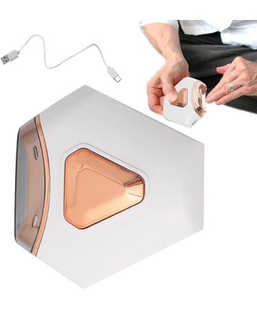 Automatic Nail File - Rechargeable Toenail Cutter Electric Automatic Nail Safety Trimmer with Nail Clip Storage 2-in-1 Nail Cutter and Polisher for Kids Adults White - Buy Online on GoSupps.com