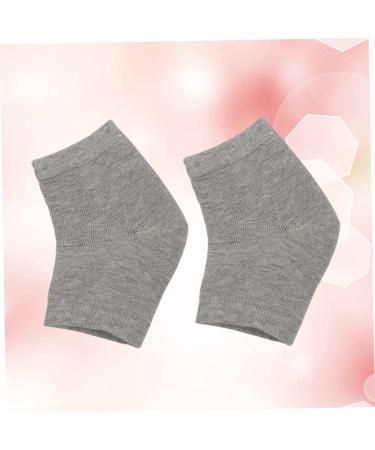 minkissy Silicone Gel Heel Socks Feet Repair Socks Cracked Heels Gel Socks Cracked Heel Socks Toeless Gel Socks Feet Cracked Socks Heel Moisturizing Socks Silicone Heel Socks Foot Protector - Buy Online on GoSupps.com