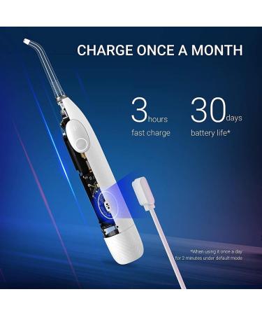 OCLEAN W1 Air Flosser - Rechargeable Portable Oral Shower with 3 Modes | Professional Teeth Cleaning for On-the-Go Care - White - Buy Online on GoSupps.com