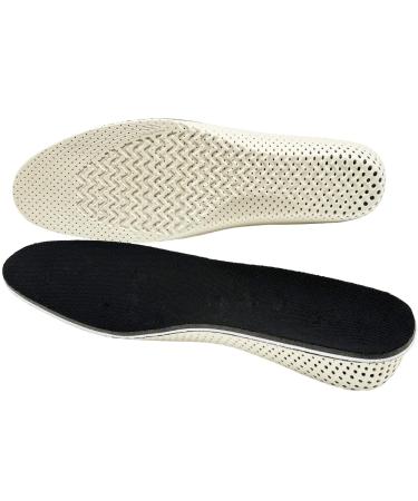 1 Pair Height Increase Insoles for Men Women Anti-Slip Comfortable Arch Support Heel Lift Inserts Memory Foam Invisible Height Lift Insoles (EU 35-43) (2cm)