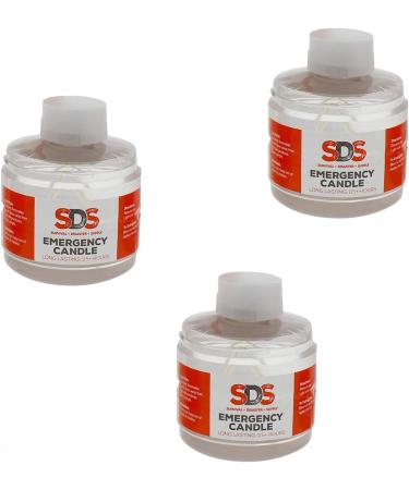 SDS Liquid Oil Candles - Long Burning Votive Candle Fuel for Emergency - 115 Hours, 6 Pack - Buy Online on GoSupps.com