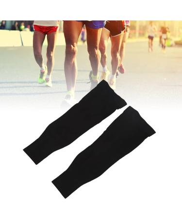 Buy Black Knee-High Compression Stockings for Men & Women | Oversize Support Stockings 23-32 mmHg for Running & Hiking | Improve Blood Circulation - Buy Online on GoSupps.com