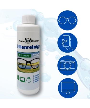 Pandacleaner Glasses Cleaner 250ml Refill Bottle | Alcohol-Free Anti-Fog Streak-Free | Ideal for Glasses Displays Monitors & More - Buy Online on GoSupps.com
