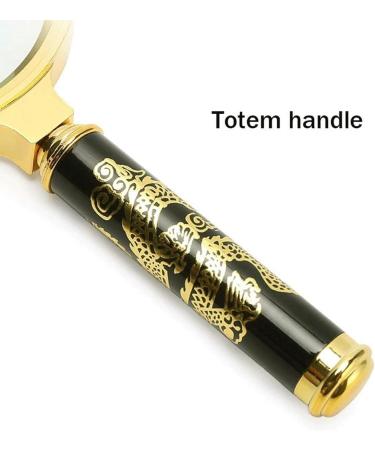 Portable Magnifier Hd Portable Magnifier Folding Gold Plated Case + Optical Glass + Abs Case Handheld Magnifier for Maps Tasks Survey Reading 10X Rea Full of Stars - Buy Online on GoSupps.com
