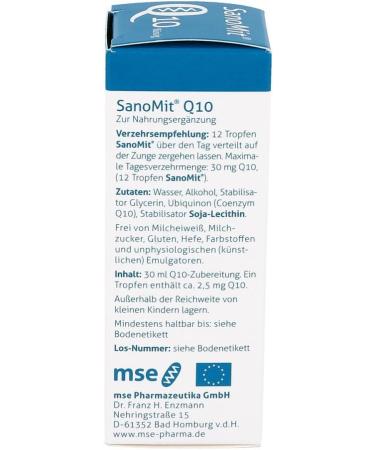 Buy Sanomit Q10 Liquid 30 ml - Premium Quality Fast International Shipping - Buy Online on GoSupps.com