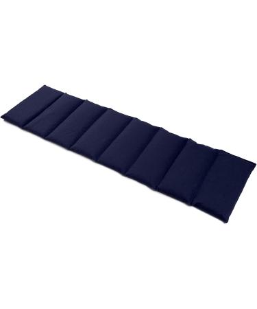 Buy Dark Blue 75x20cm Rapeseed Pillow - Large 8-Chamber Heat Pad | International Shipping Available - Buy Online on GoSupps.com