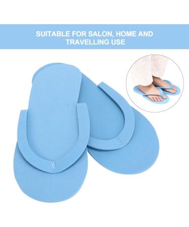 12 Pairs Portable Disposable Slippers Soft Comfortable Travelling Hotel Flip Flops 3mm Thickness Lightweight Disposable Slippers for Spa Pedicure 42 EU Blue - Buy Online on GoSupps.com