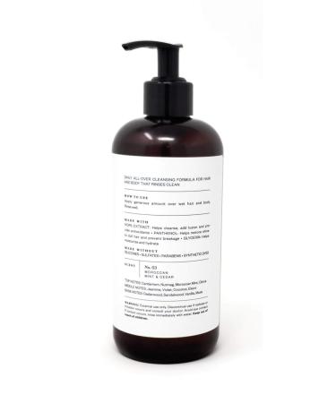 Goodfellow & Co No. 03 Moroccan Mint & Cedar 2-in-1 Shampoo & Body Wash for Men - Refreshing Scented Cleanser for Hair and Body - Buy Online on GoSupps.com