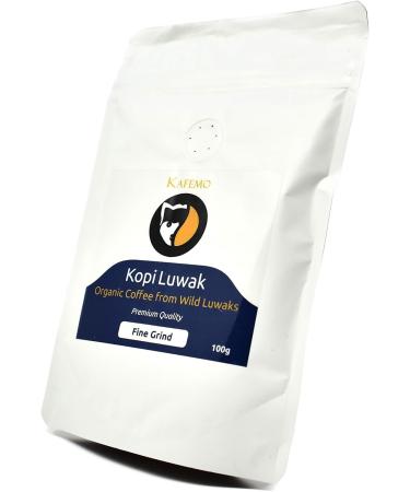 Kopi Luwak Premium (Coffee from wild Luwaks) - Fine Ground - The rarest Coffee in the World - - Buy Online on GoSupps.com