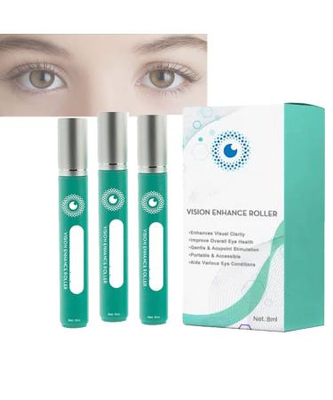 GFOUK OphthlaMed Vision Enhance Roller GFOUK Ophthlamed Vision Enhance Roller Relieve Dry and Tired Eyes (8ml*3)