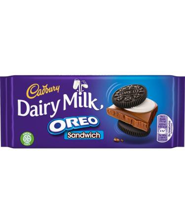 Cadbury Cadbury Dairy Milk Oreo Sandwich Barre de chocolat 96 g x 15 barres