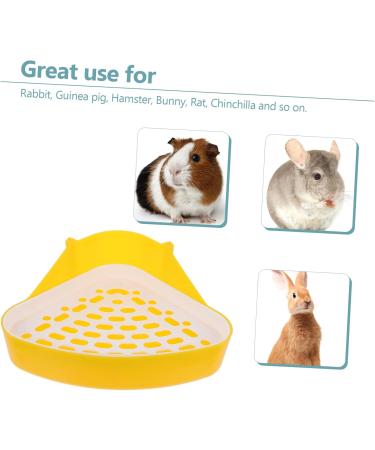 BESPORTBLE 2pcs Box Pet Potty Urinal Pet Training Corner Rabbit Potty Pet Triangular Potty Pet Toilet Rabbit Toilet Basin Pet Pee Toilet Pet Litter Tray Bunny Potty Bunny Toilet Pet Supply 24.5X18.5cmx2pcs Whitex2pcs - Buy Online on GoSupps.com