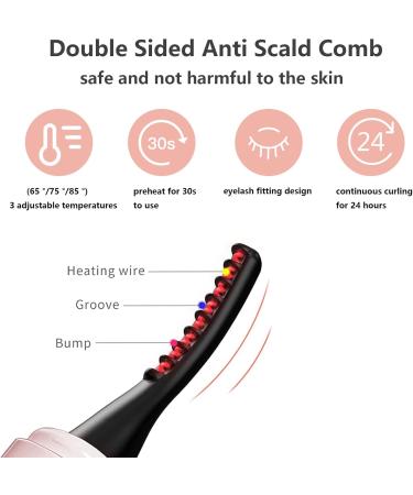 Heated Eyelash Curlers - Fast 10s Heat-Up 24-Hour Hold Rechargeable with Type-C 3 Heating Modes | Perfect Makeup Tool for Women - Buy Now - Buy Online on GoSupps.com