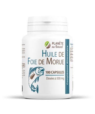 Plan te au Naturel Cod Liver Oil 500 mg - 100 capsules