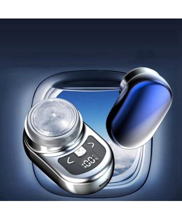 Portable Electric Shaver for Men | Mini Beard Shaver with LCD Display | Rechargeable Travel and Home Use - Buy Online on GoSupps.com