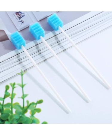 100 Pack Disposable Oral Swabs Sponge - Unflavored & Sterile Dental Swabsticks with Tooth Powder - Mouth Cleaning Tool - Buy Online on GoSupps.com