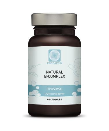 Procapsin Natural Liposomal B Complex Capsules with All 6 Important B Vitamins (60)