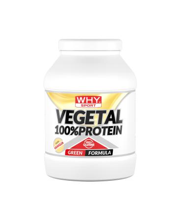 WHY SPORT WHY SPORT VEGETAL 100% PROTEIN - Plant-based protein - Protein powder - Pea and rice protein - Vanilla flavor - 750g