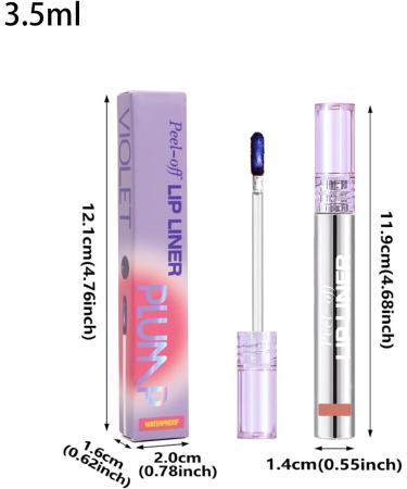  Weqizuerqi Peel-Off Tinted Lip Pencil - Sweat-Resistant Matte Tinted Lip Stick for Women - Long-Lasting Makeup for Travel Photography Work Dates Parties | Girls & Women - Buy Online on GoSupps.com