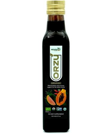 ORZU Organic Detox Cleanse & Immune Support Juice - Bitter Watermelon, Papaya, Pomegranate, Goji, Olive & Guava - Buy Online on GoSupps.com