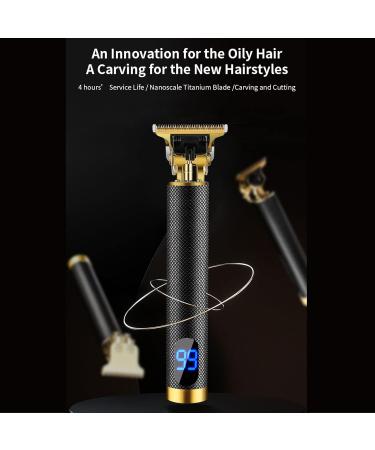 Professional Cordless Hair Clippers for Men - Rechargeable USB Adjustable Trimmer Set for Home Salon & Barbershop - Buy Online on GoSupps.com