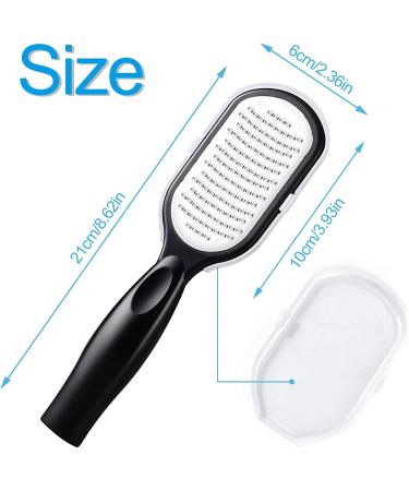 Sularpek Foot File Foot Scraper Best Foot Care Pedicure Metal Surface Tool to Remove Hard Skin Can Be Used on Both Wet and Dry Feet Surgical Grade Stainless Steel File - Buy Online on GoSupps.com