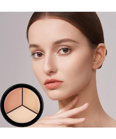3 in 1 Cream Contour Palette for Dark Circles & Blemishes - Waterpoof & Long-Lasting - Cruelty Free (2 Pack) - Buy Online on GoSupps.com