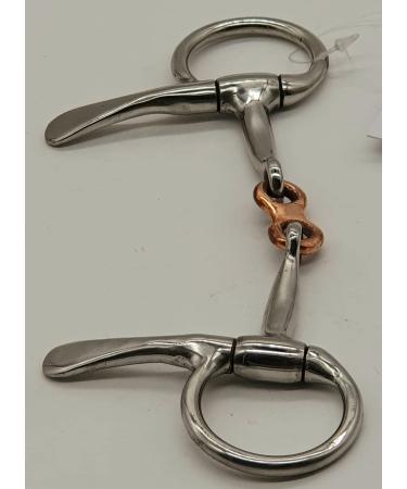 Baucher Half Spoon Bit Bit Minishetty Minipony Shetty 7.5 8.5 9.5 10.5 11.5 Copper Plate Double Jointed Tysons 8.5