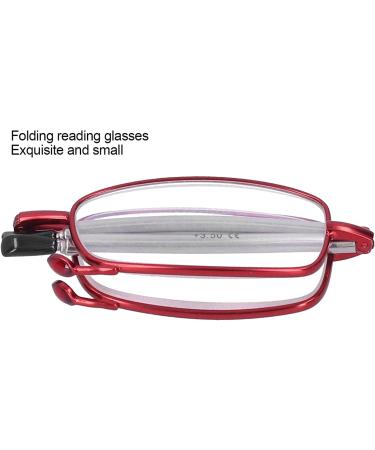 Buy Bezax Fashion Red Reading Glasses - Foldable Presbyopia Glasses with Blue Light Blocking & Portable Storage Box for Men & Women - Perfect for Seniors - Buy Online on GoSupps.com