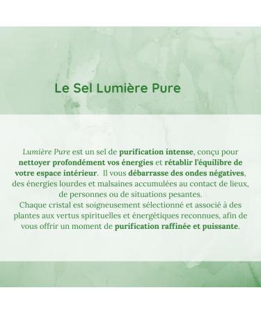Sel Premium de Purification Energ tique - Sel Infus la Sauge (250g) - Buy Online on GoSupps.com