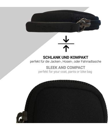 Honju Bike Wet Pocket for Bosch Kiox/Kiox 300 - E-Bike Display Bag Scratch & Dirt Protection High-Quality Zipper - Black - Buy Online on GoSupps.com