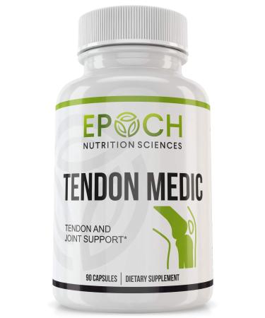 Tendon Medic Nutrition Supplement | Natural Dietary Supplement for Pain & Discomfort | Restore Your Tendons & Joints to Full Health & Strength | Exercise & Therapy Support | 90 Capsules