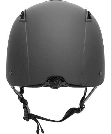 IRH Equi-Pro Matte Black Equestrian Helmet - Medium/Large (6 7/8) | Rear Side Ventilation & Washable | Horseback Riding Safety Gear - Buy Online on GoSupps.com