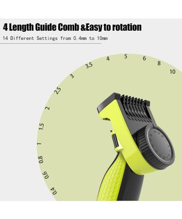 14-Length Precision Adjustable Guide Comb for One Blade Attachments - Replacement Combs Kit for QP2520 QP2530 QP2620 QP2630 - Buy Online on GoSupps.com